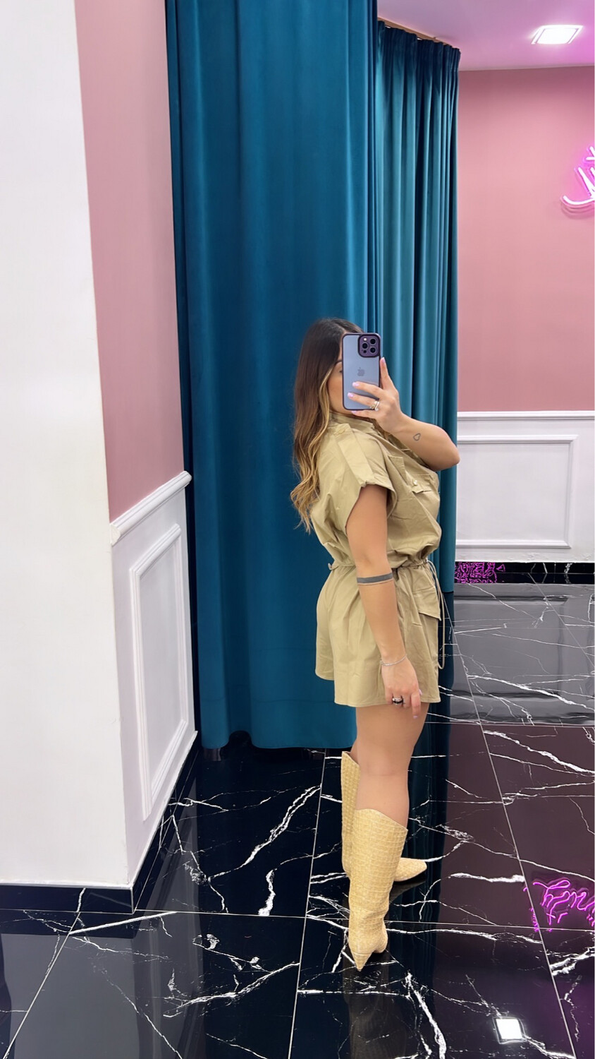 Jumpsuit camel
