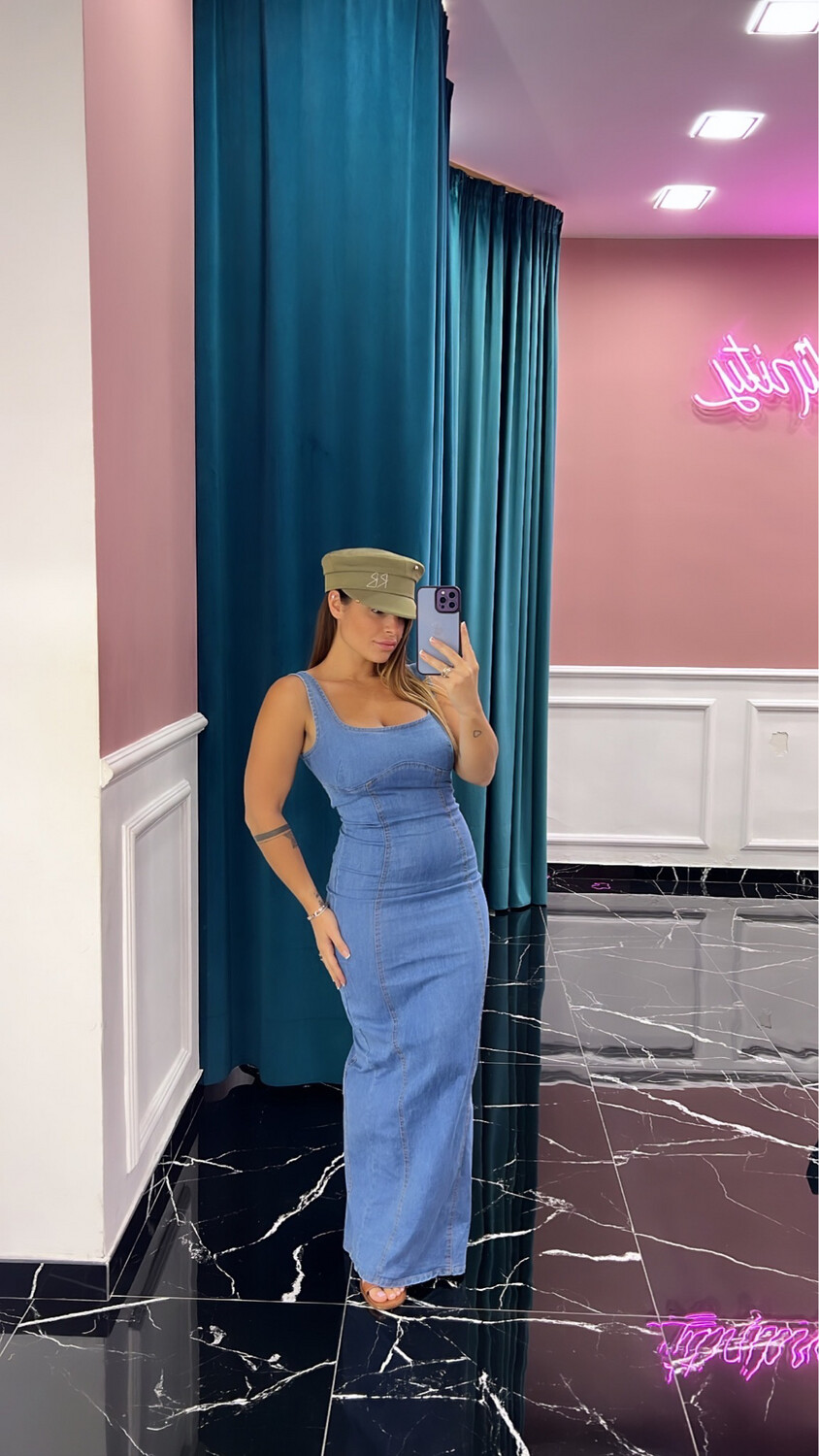Long Dress Denim
