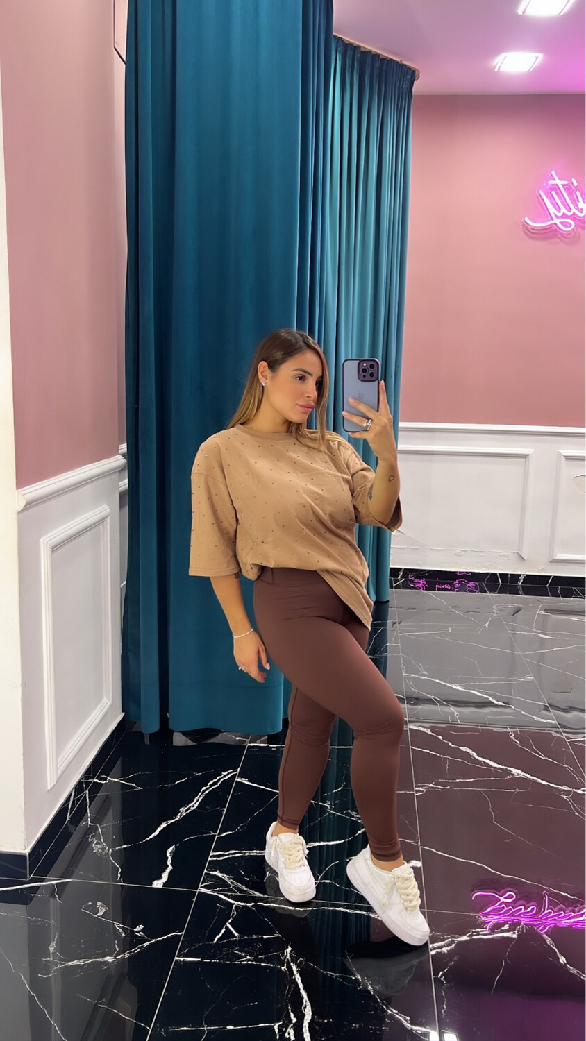 Leggins modellante cioccolato