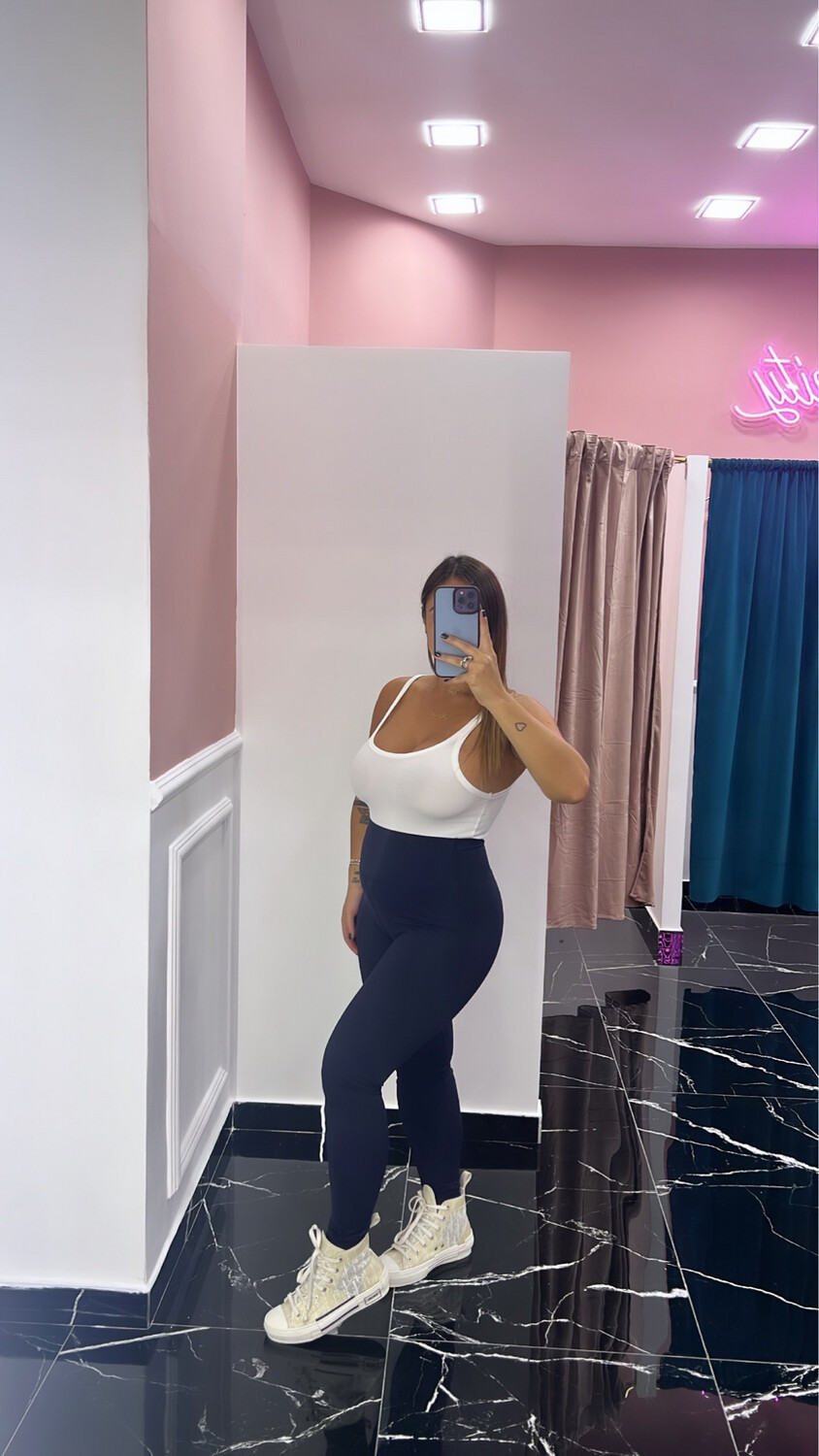 Leggins modellante blu notte