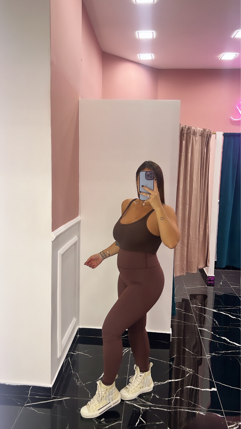 Leggins modellante cioccolato