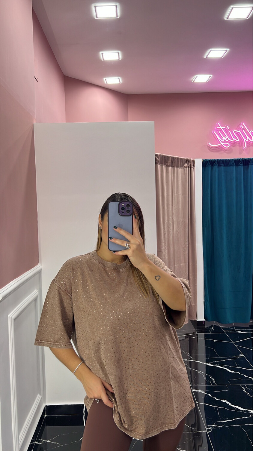 Maglia brown shine