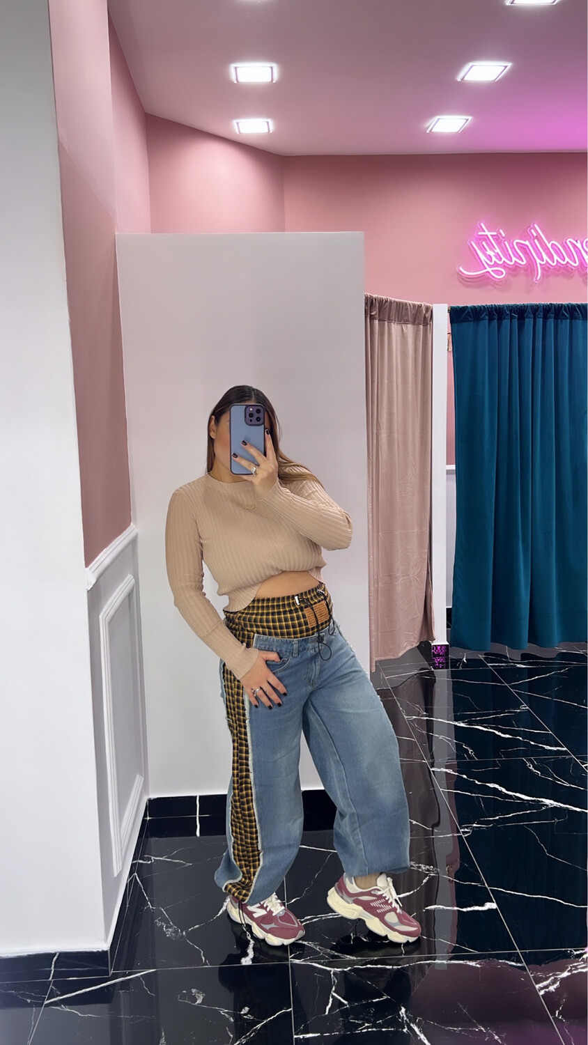 DENIM DOUBLE PLOT