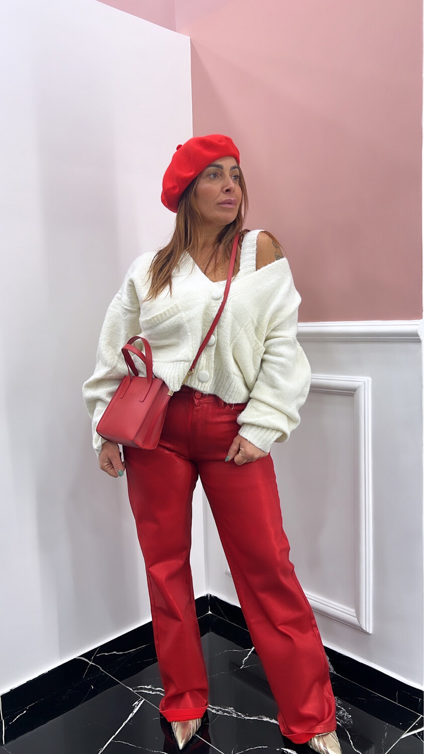 Denim Rosso
