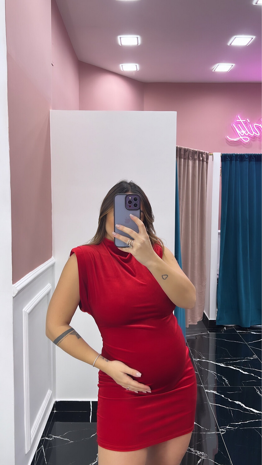 Dress Spallina Velluto