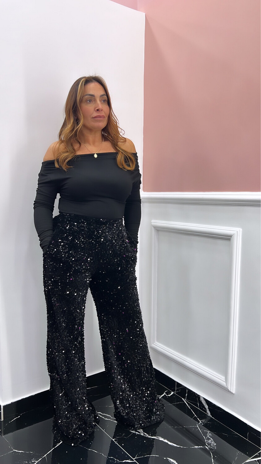 Pantalone Paillettes