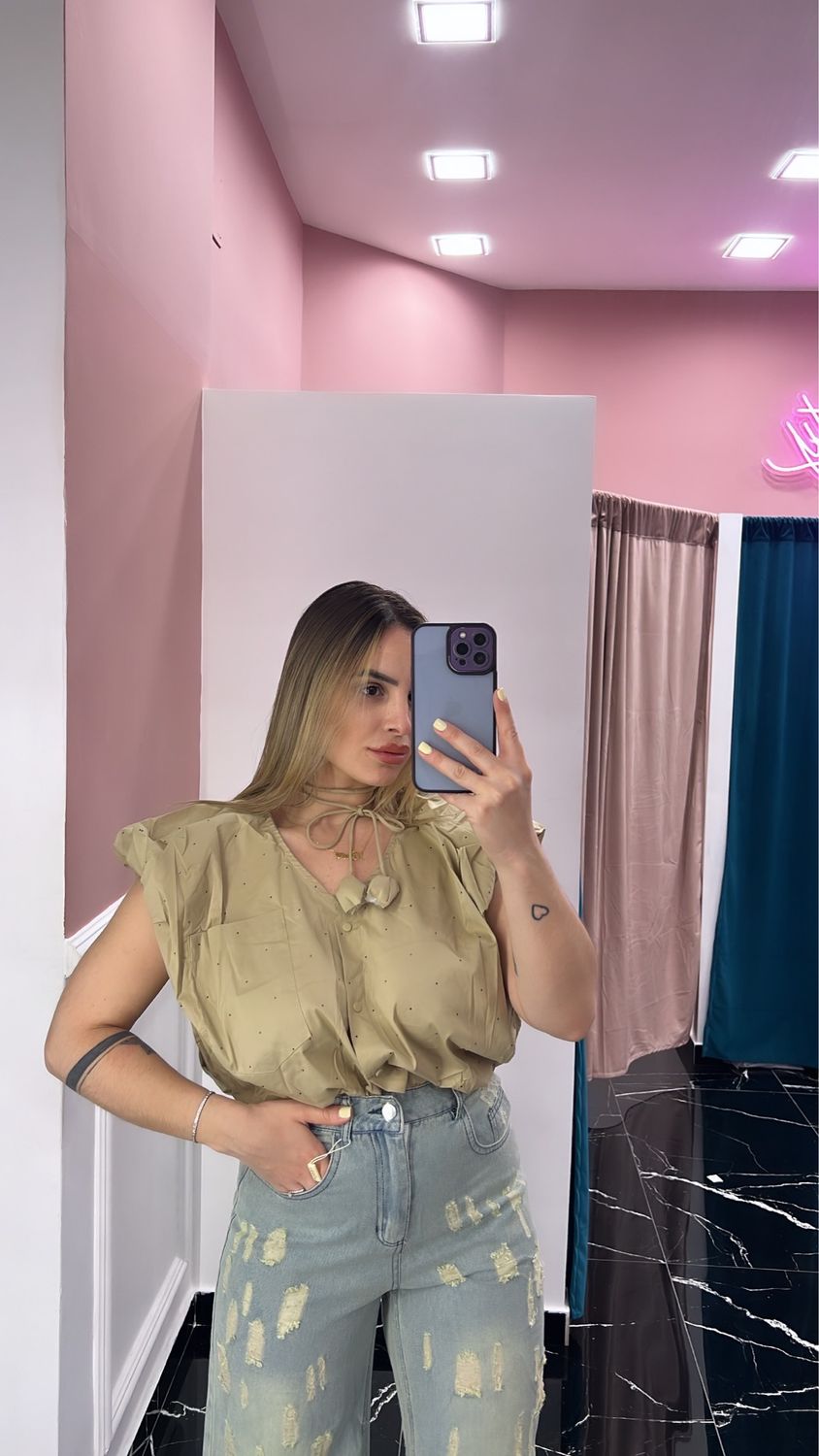 Camicia Crop