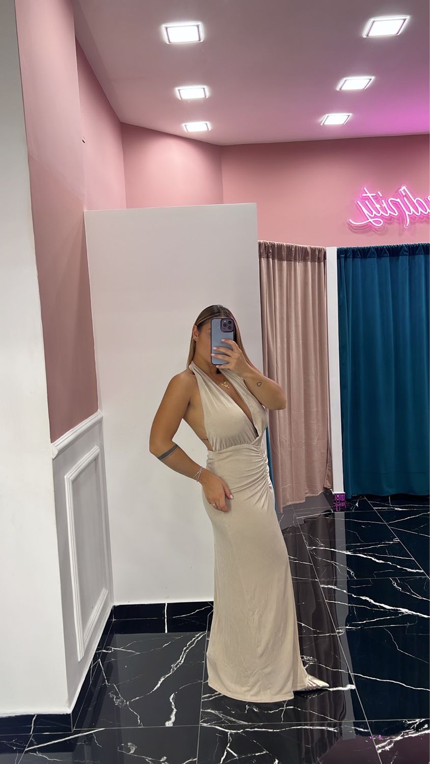 Vestito Ambra Beige