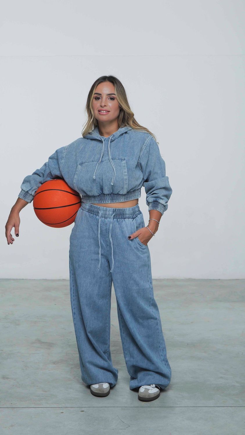 Felpa Denim