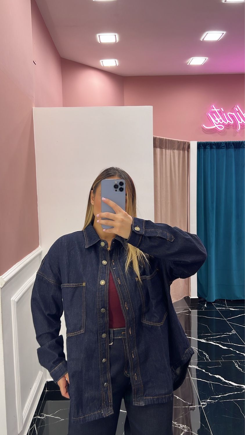Camicia Denim over