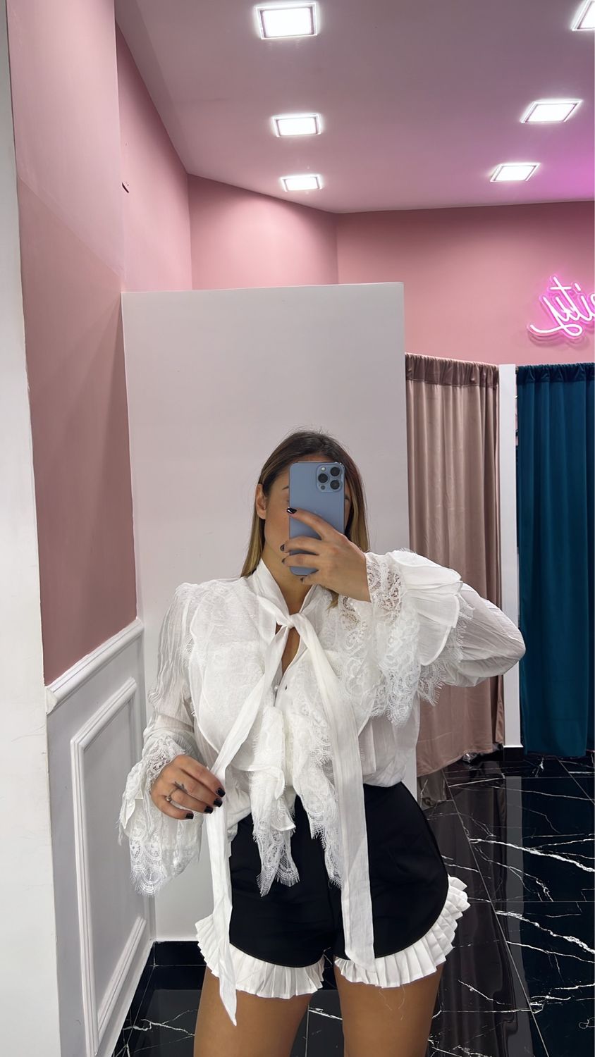 Camicia Pizzo Selena