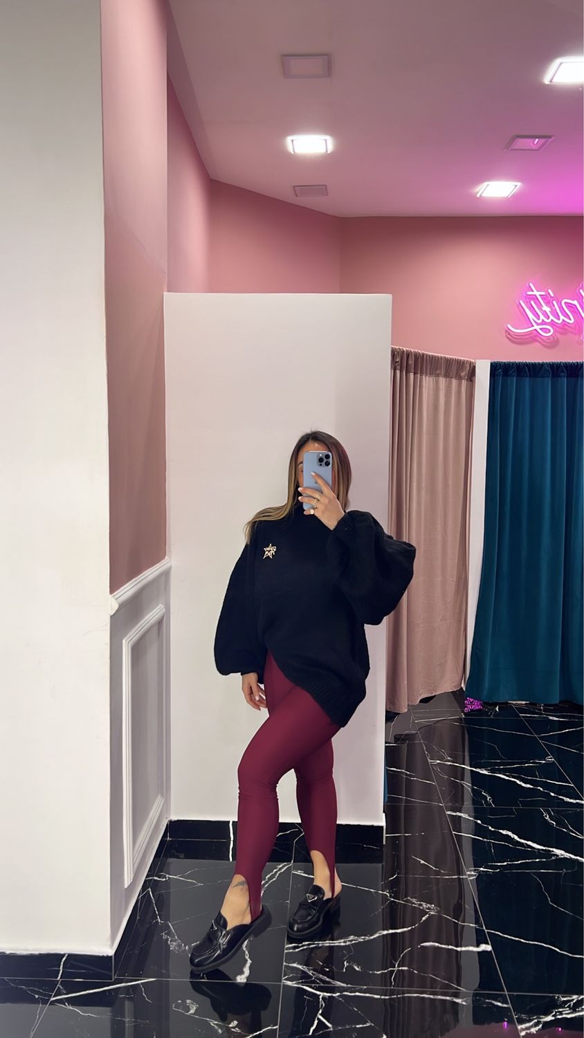 Leggins Bordeaux