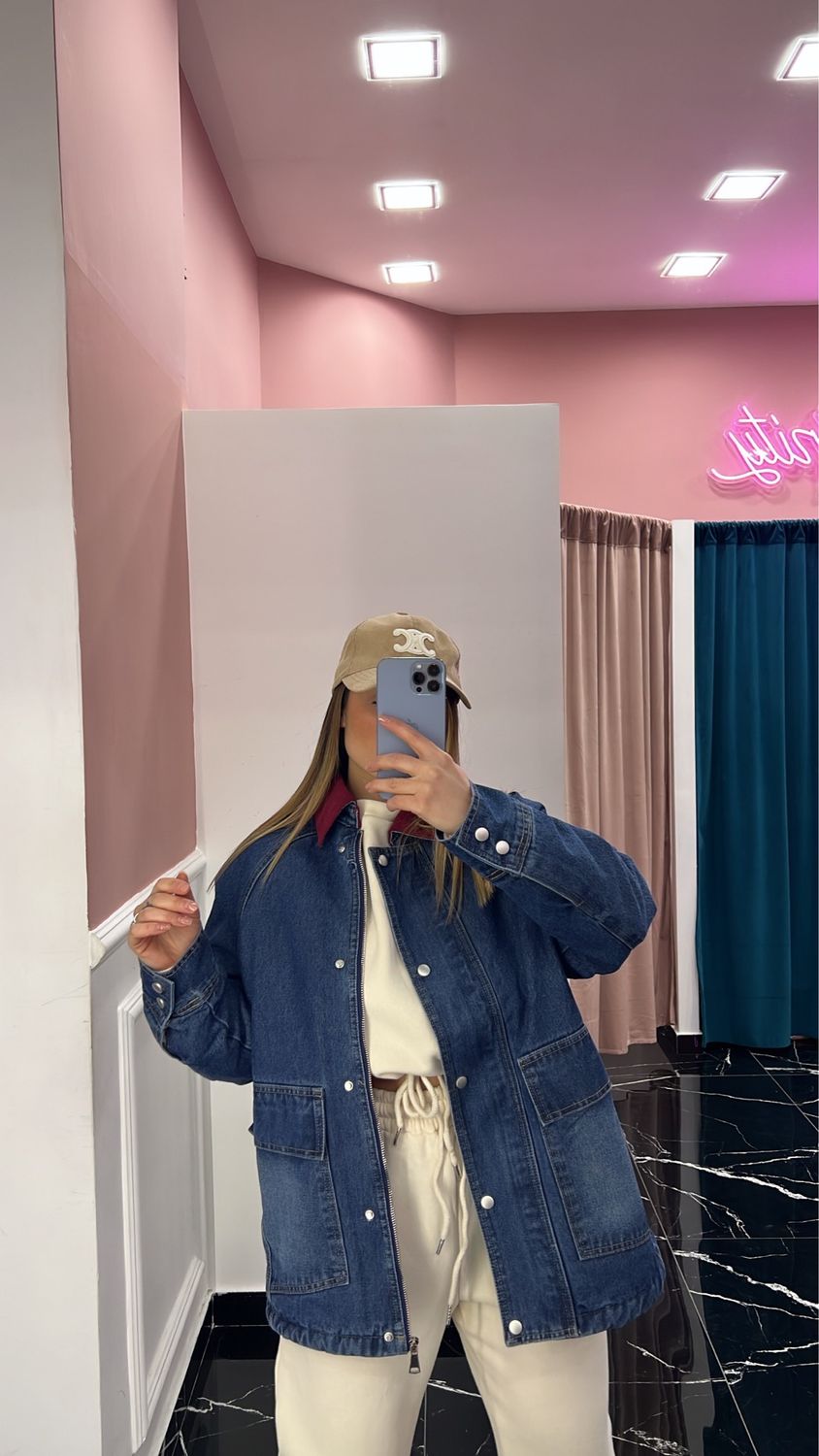 Bomber denim New York