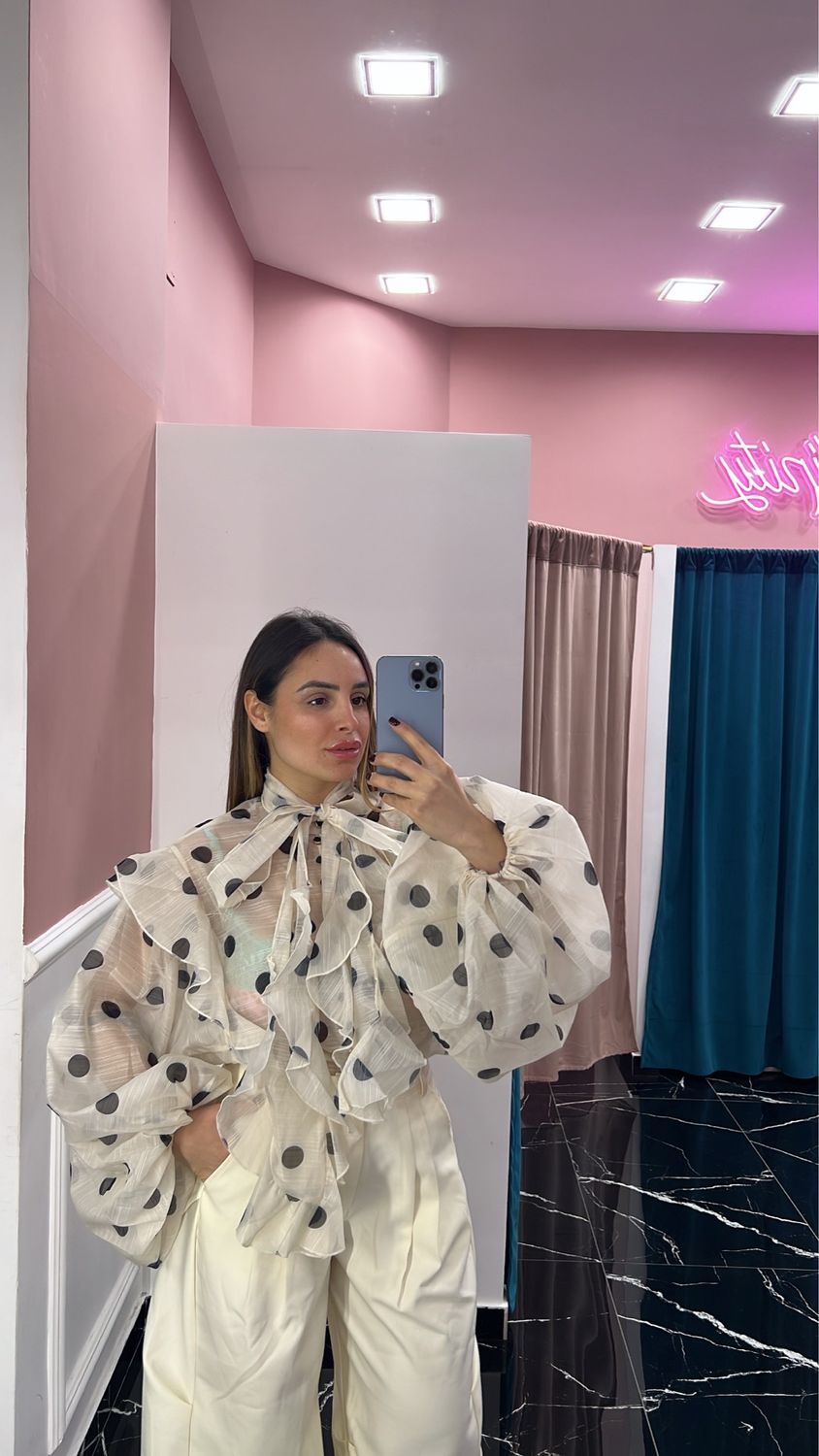 Camicia Velo Pois