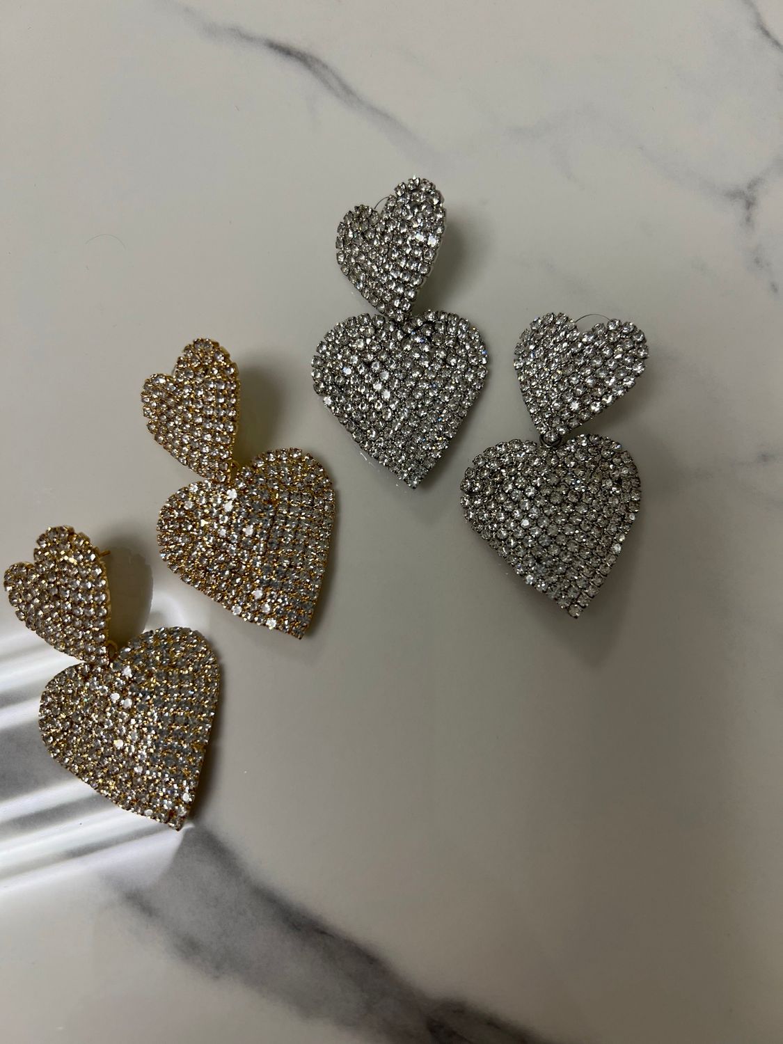 Orecchìni doppio cuore