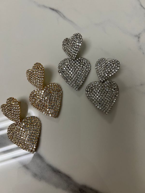 Orecchìni doppio cuore
