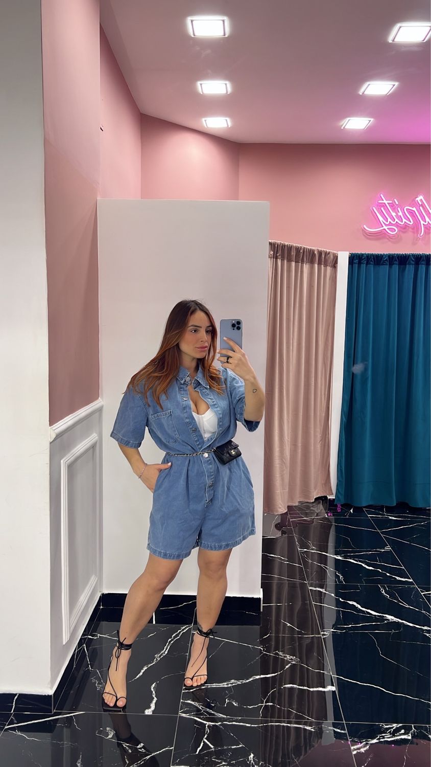 Tutina denim Carol
