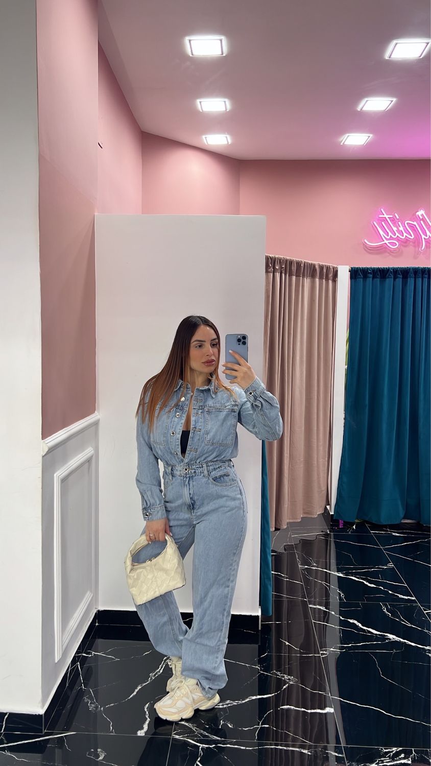 Tuta intera denim empire