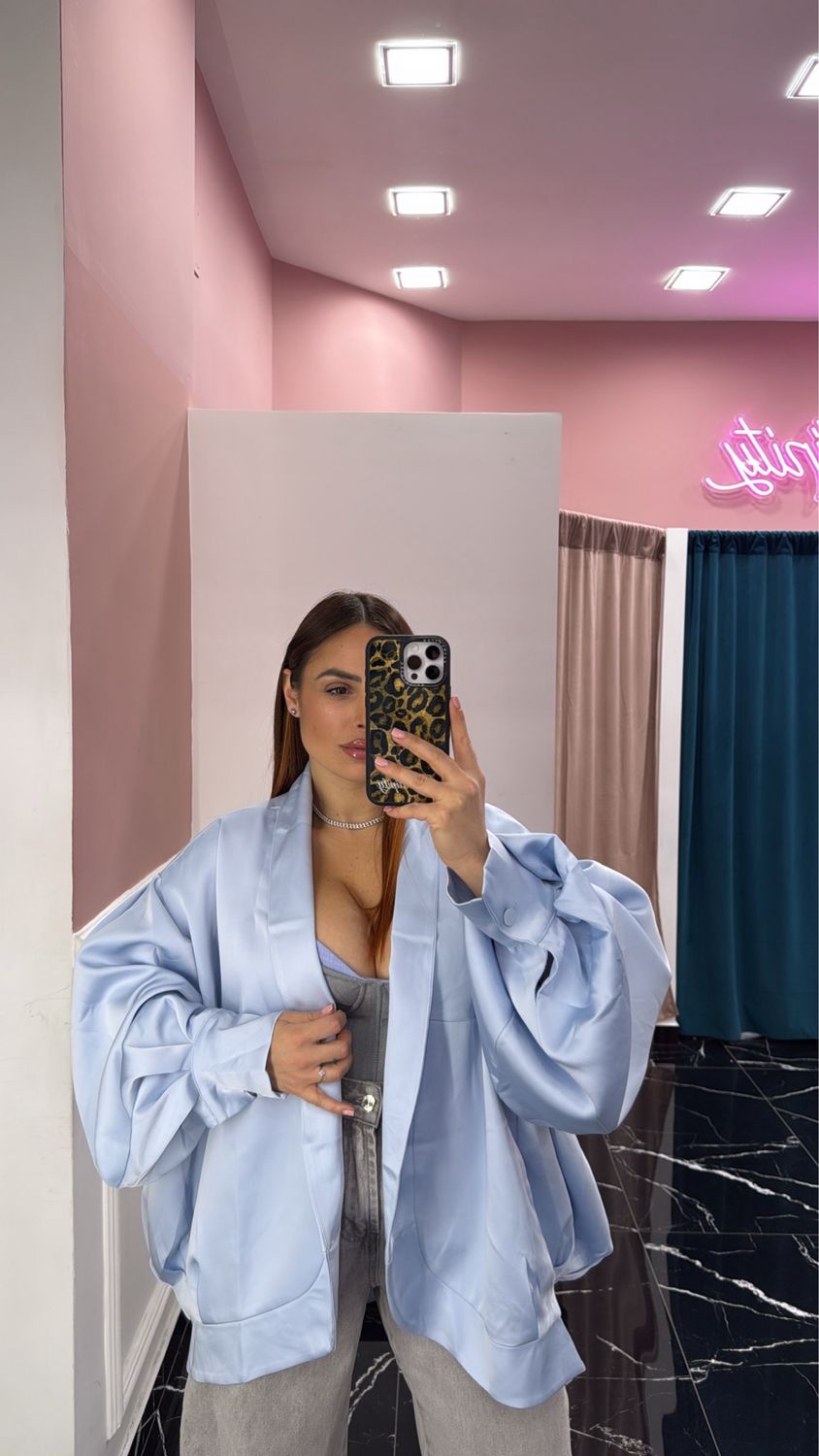 Bomber satin Carol