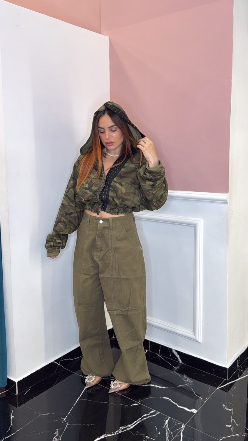 Denim Ballon Green