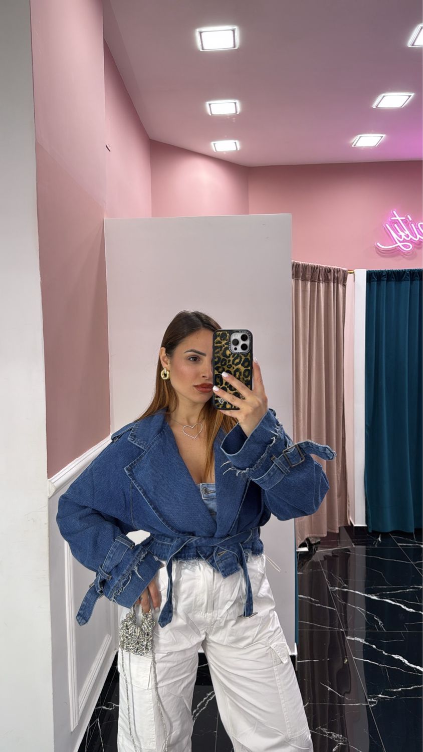 Trench In denim