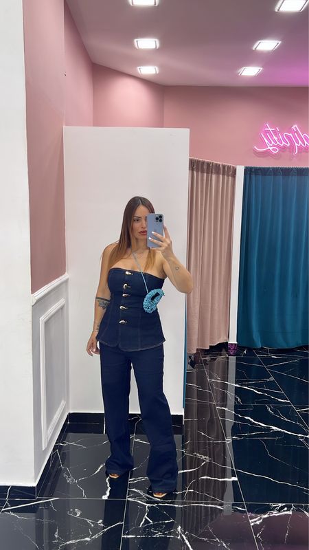 Coordinato Denim Goccia