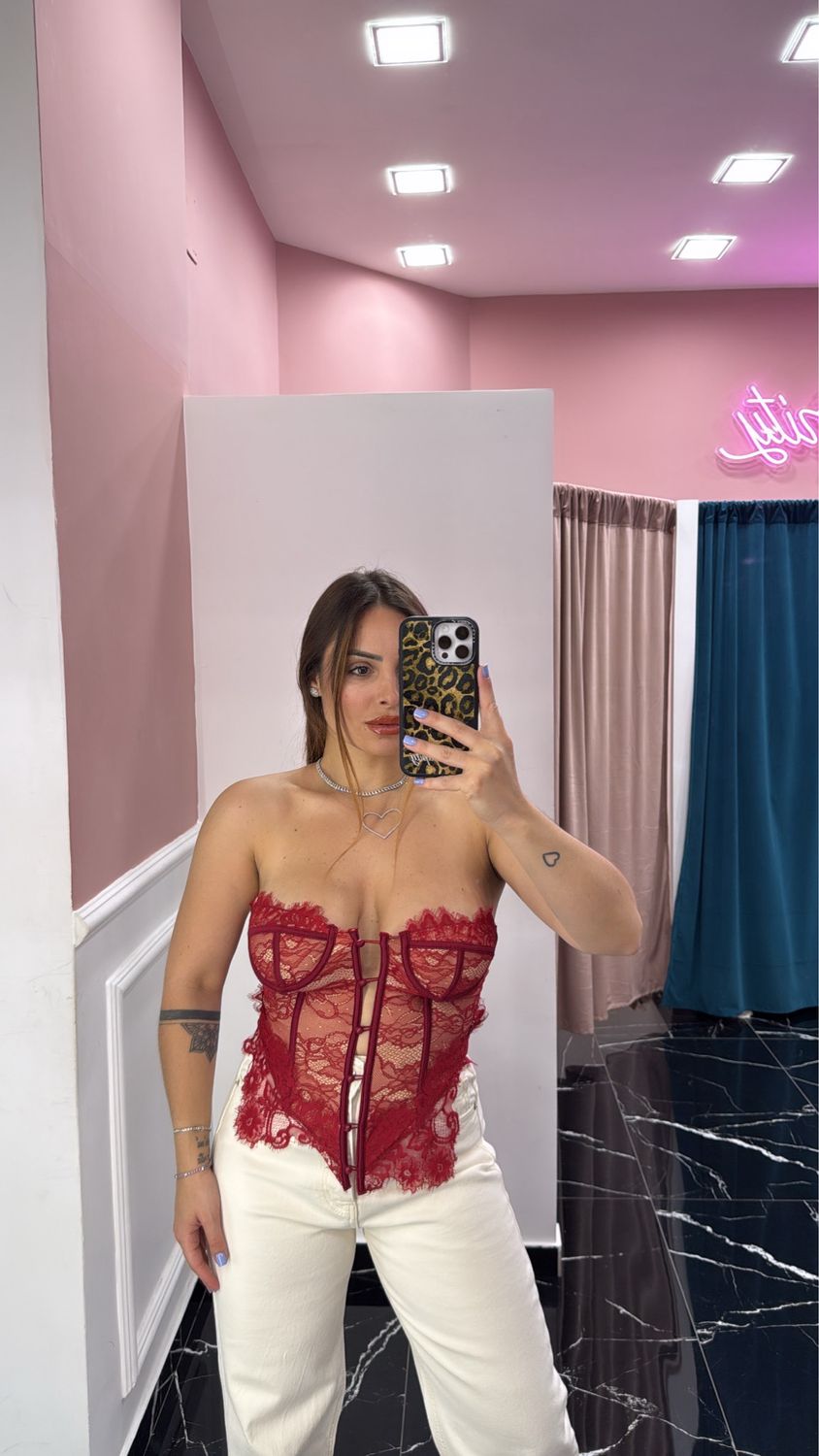 Bustier Macramè