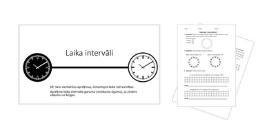 &quot;Laika intervāli&quot; Prezentācija, darba lapa