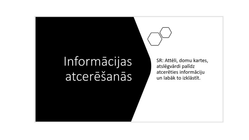 Prezentācija &quot;Informācijas atcerēšanās&quot;