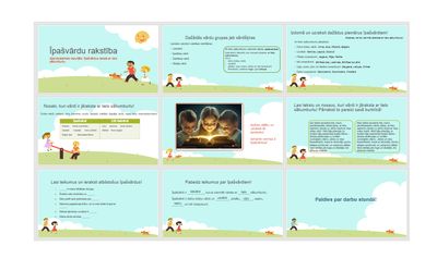 Prezentācija &quot;Īpašvārdu rakstība&quot;