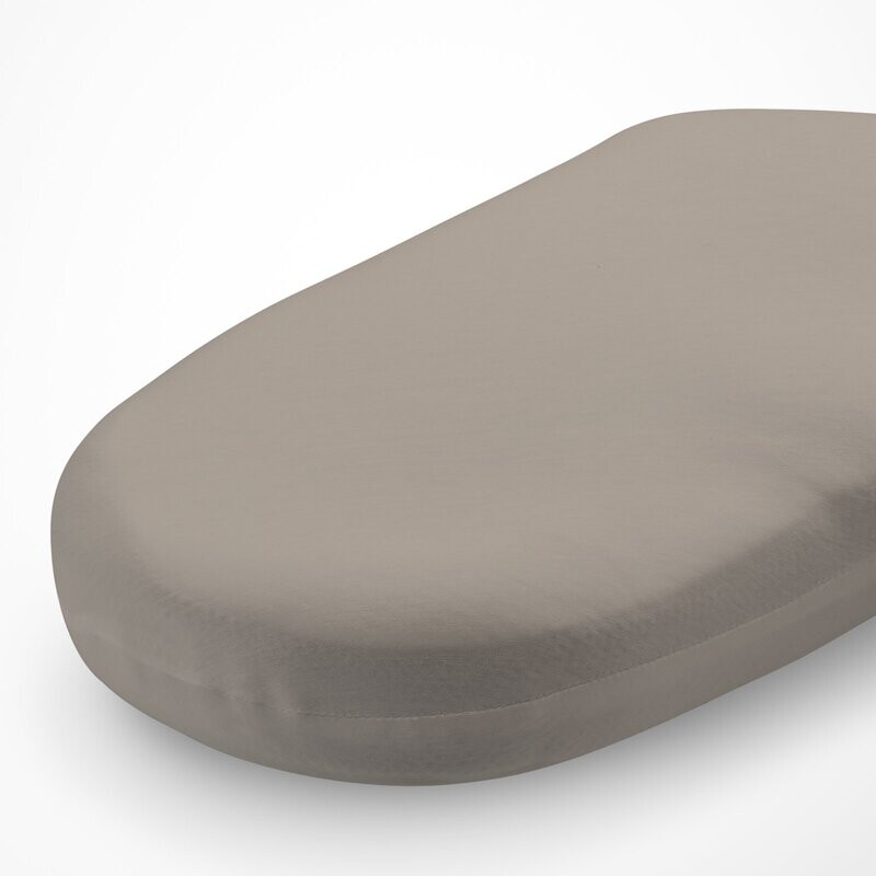 REMILI-Schonbezug aus Baumwoll-Jersey - taupe - für Nackenstützkissen   und Smart-Dreikammerkissen