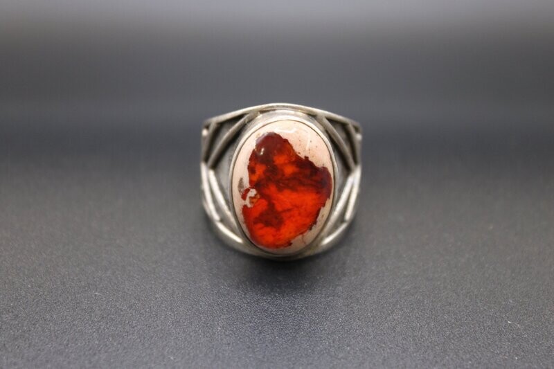Feuer Opal Silberring