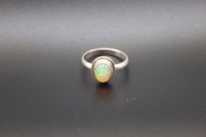 Äthiopischer Welo Opal Silberring Äthiopischer Welo Opal Silberring
