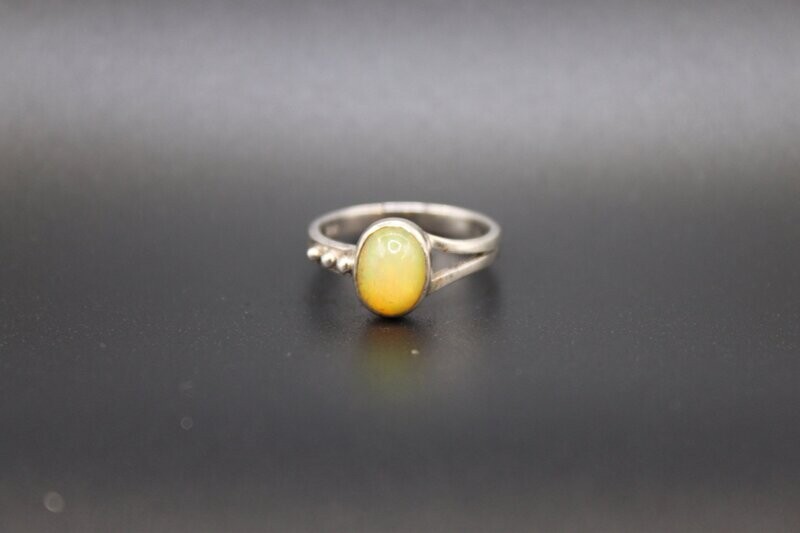 Äthiopischer Welo Opal Silber-Ring Äthiopischer Welo Opal Silber-Ring