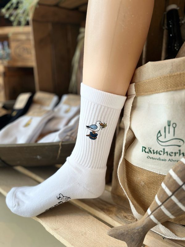 Socken mit Möwe Gr. 39-42 Socken mit Möwe Gr. 39-42