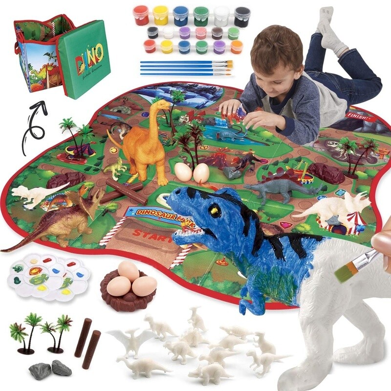 Casting &amp; Painting Dinosaurs Land