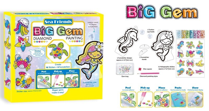 Diamond sticker Big gem-Under the sea