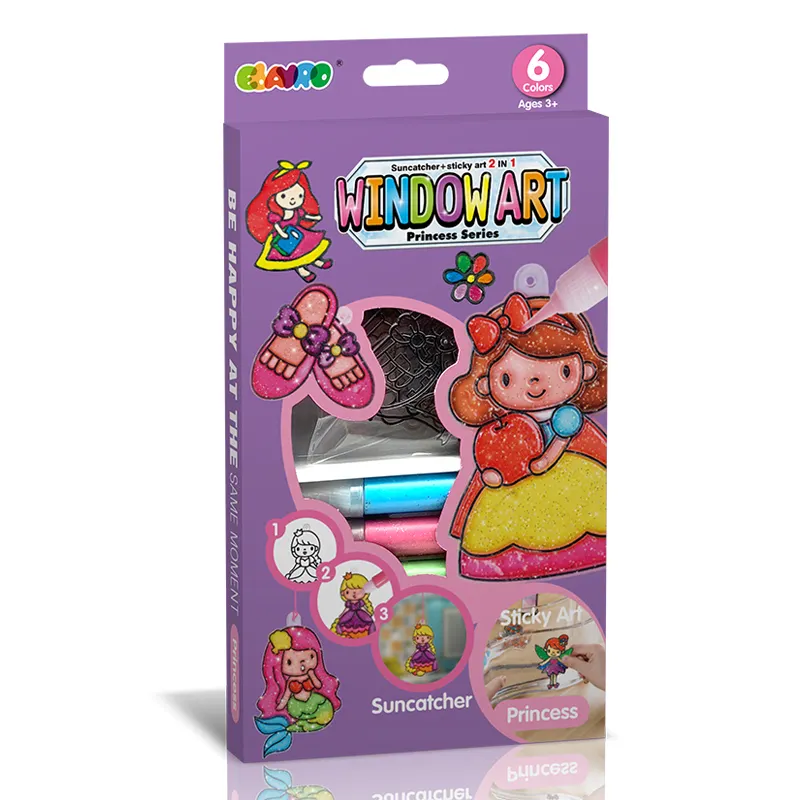 Suncatcher Painting+3D Instant Sticky Art -Princess Series