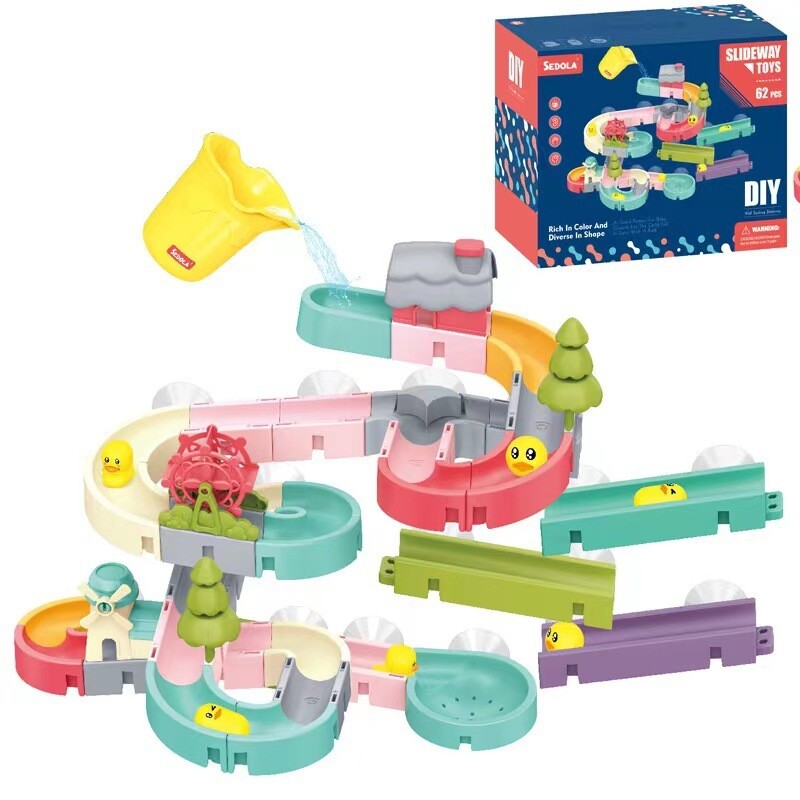 Duck Water Slide Bath Toy 62 pcs
