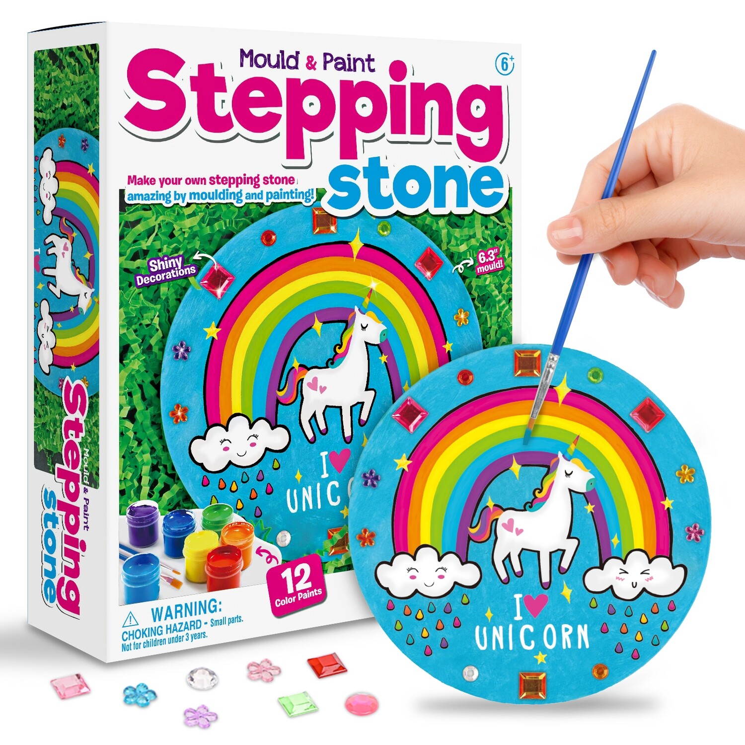 Mould & Paint Stepping Stone