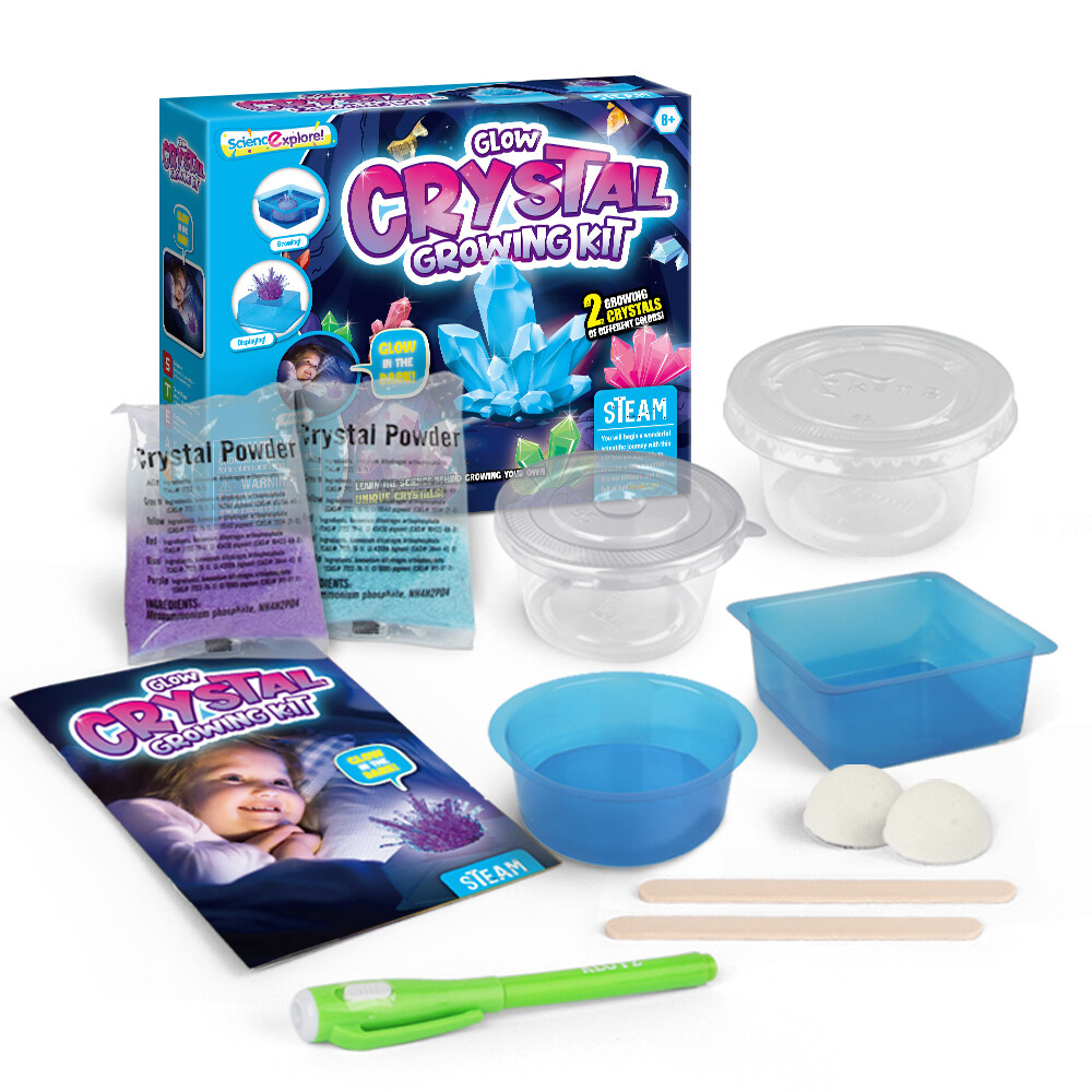 Science Explore! Glow Crystal Growing Kit