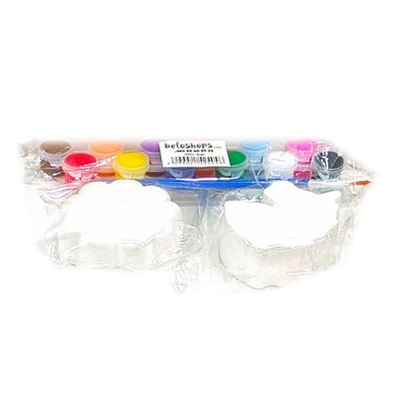 2 PCS gypsum with Colors