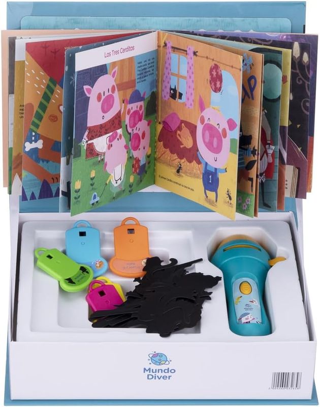 Shadow Theatre Story book Torch - 5 stories