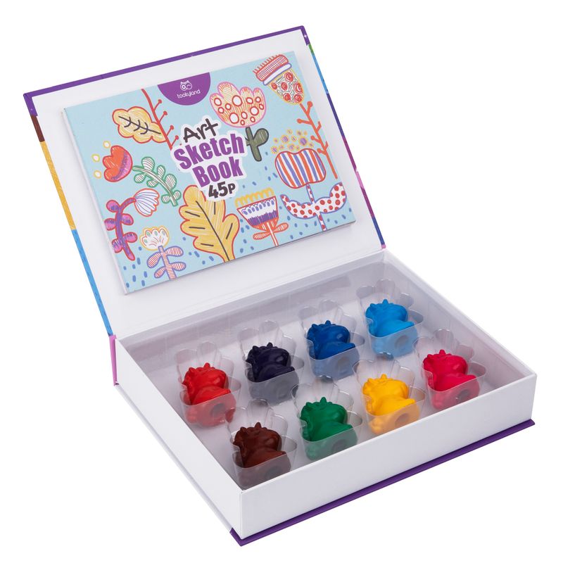 Plastic Crayon Paint Kit - Unicorn