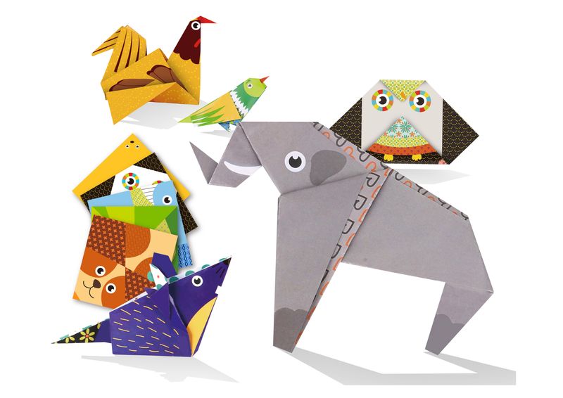 Smart Origami Paper Kit - Animal World