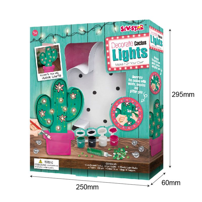Decorate Your Own cactus Lights LED Kit