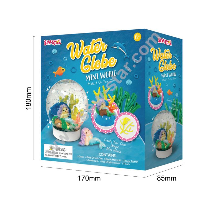Water globe mermaid