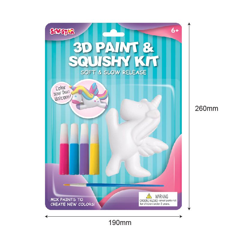 3D paint &amp; squishy kit