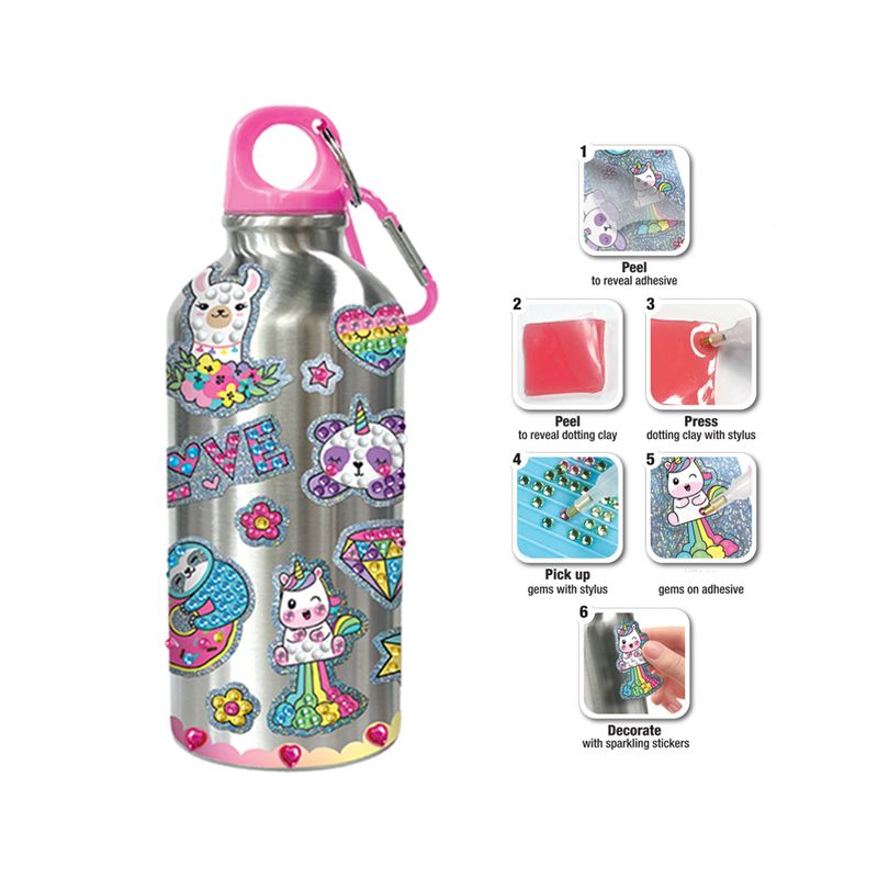 Decorate Your Own Unicorn Water Bottle Kit