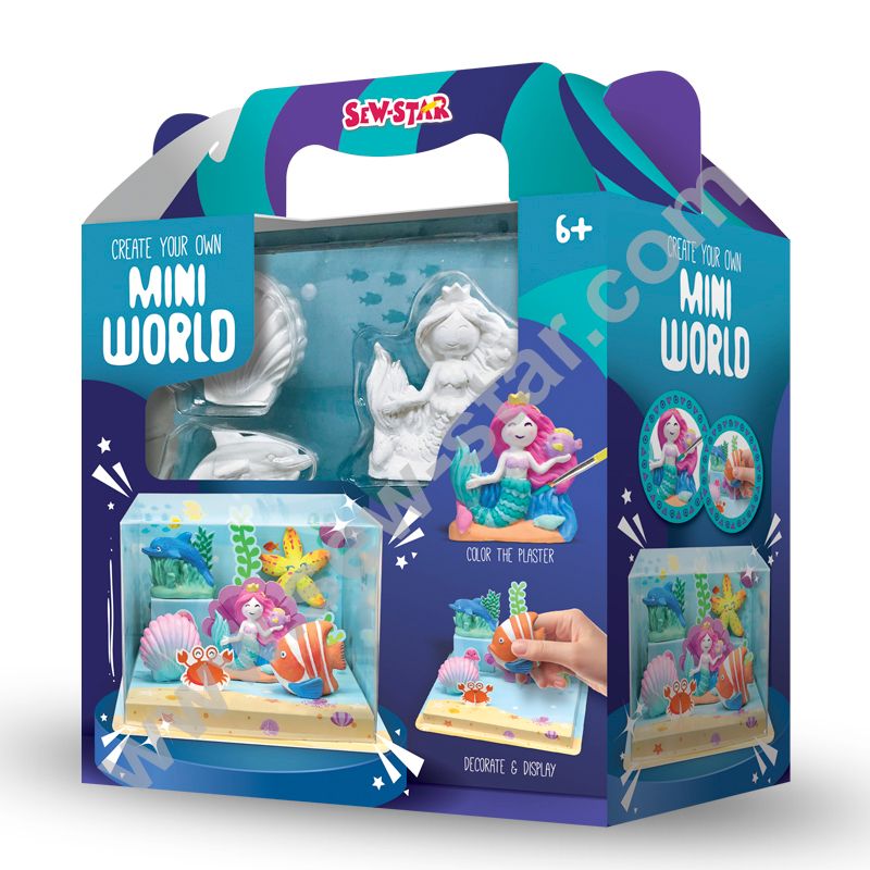 DIY Kids Mini Sea World Painting Kit